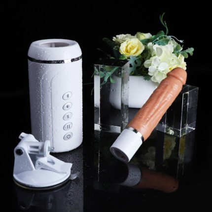 omysky 6 frequenz schieben stöhnen & bluetooth dildo maschine mit saugnapf 13,97 zoll