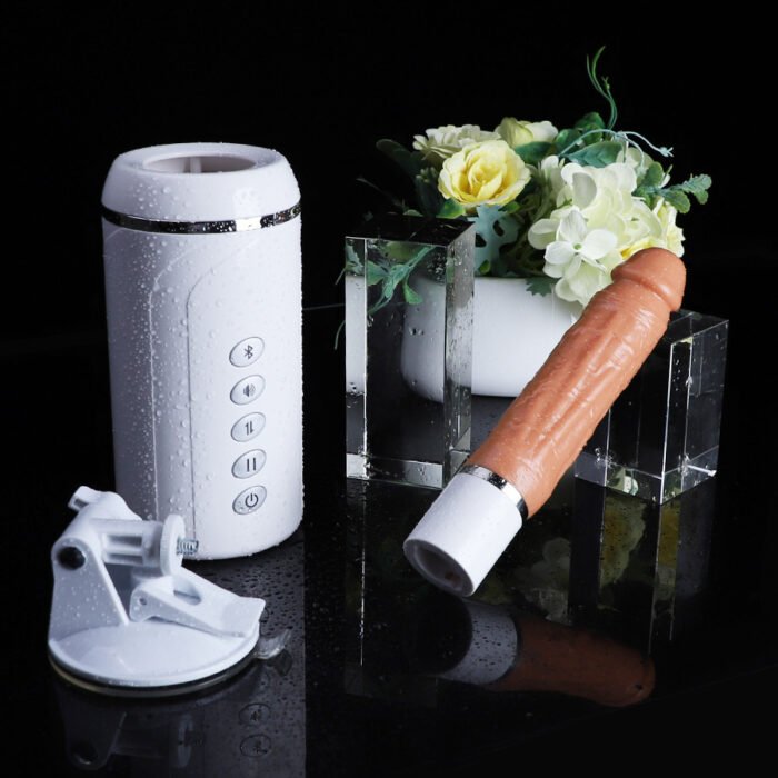 omysky 6 frequenz schieben stöhnen & bluetooth dildo maschine mit saugnapf 13,97 zoll
