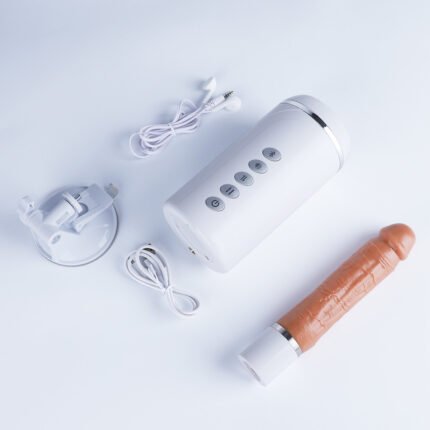 omysky 6 frequenz schieben stöhnen & bluetooth dildo maschine mit saugnapf 13,97 zoll