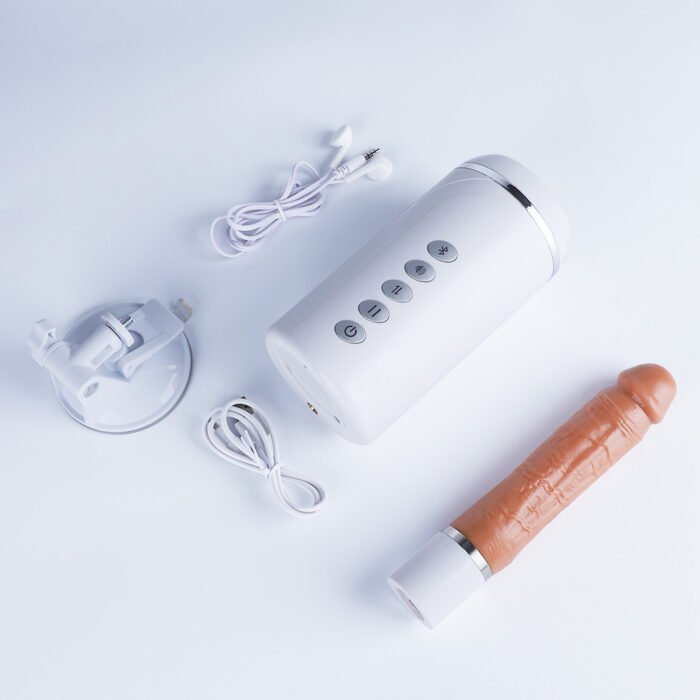 omysky 6 frequenz schieben stöhnen & bluetooth dildo maschine mit saugnapf 13,97 zoll