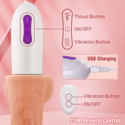 renke 8 thrusting rotierenden vibrierenden heizung dildo maschine mit fernbedienung & saugnapf 11 zoll