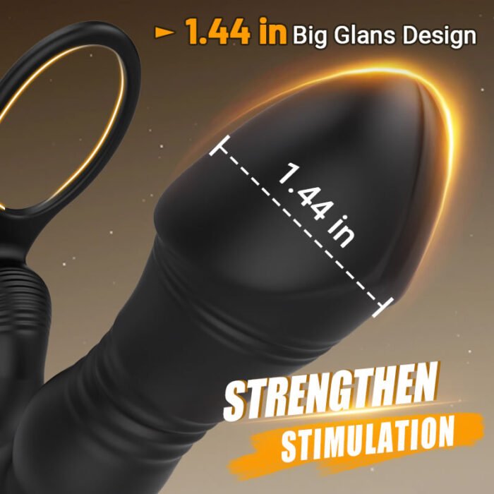 spy 8 vibrierende teleskop prostata massagegerät mit 1,44 zoll eichel wasserdicht anal vibrator