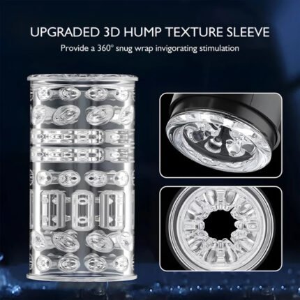 xt34 automatischer doppelend stroker 5 schiebende vibration männlicher masturbator