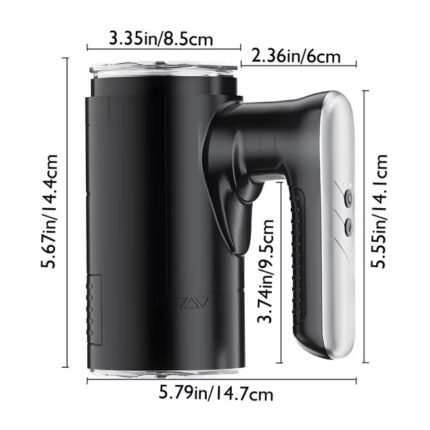 xt34 automatischer doppelend stroker 5 schiebende vibration männlicher masturbator