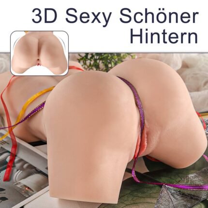 7 KG Merida Sex Doll Torso Masturbator mit 3D-strukturiertem Vaginal & Analtunnel für Männer Masturbation