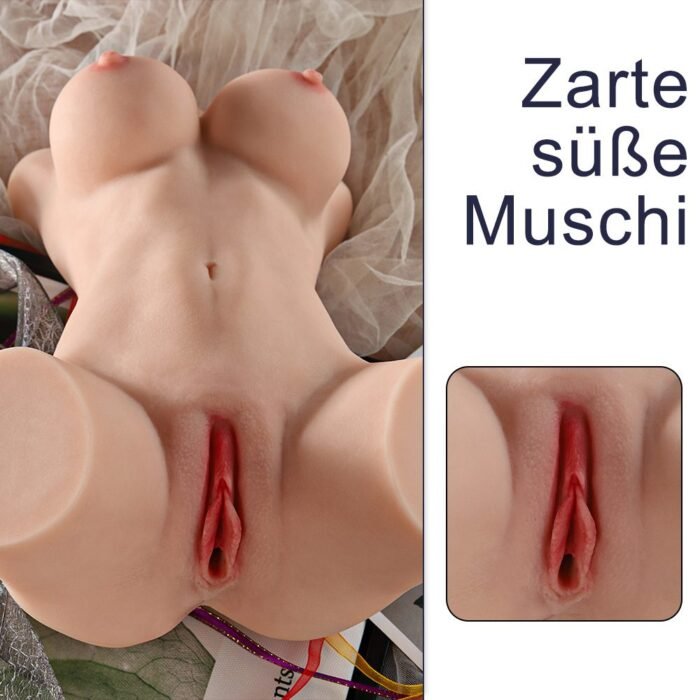 7 KG Merida Sex Doll Torso Masturbator mit 3D-strukturiertem Vaginal & Analtunnel für Männer Masturbation