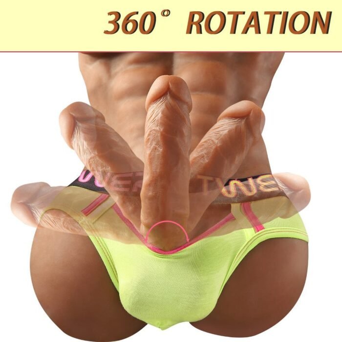 8,8 kg daniel männliche lebensgroßer sex doll torso mit realistischem dildo & hoden