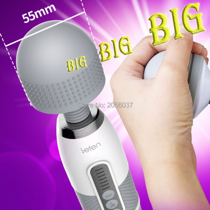 leten 10 vibrationen 6 geschwindigkeit stärke massagestab für magic wand weibliche masturbation orgasmus