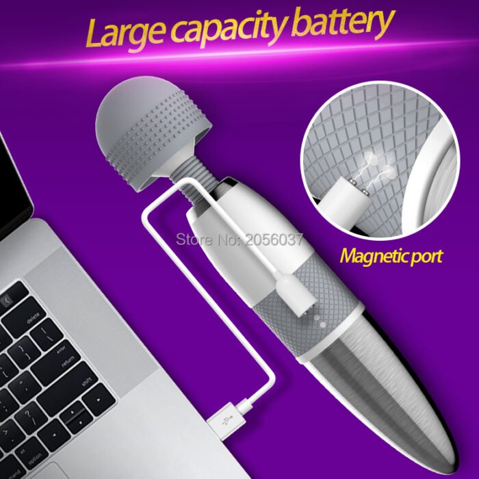 leten 10 vibrationen 6 geschwindigkeit stärke massagestab für magic wand weibliche masturbation orgasmus