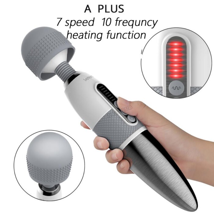 leten 10 vibrationen 6 geschwindigkeit stärke massagestab für magic wand weibliche masturbation orgasmus