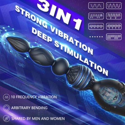 lovesvibe 10 kraftvolle vibrationsmodi analkugeln app fernsteuerung analvibrator für anusstimulation