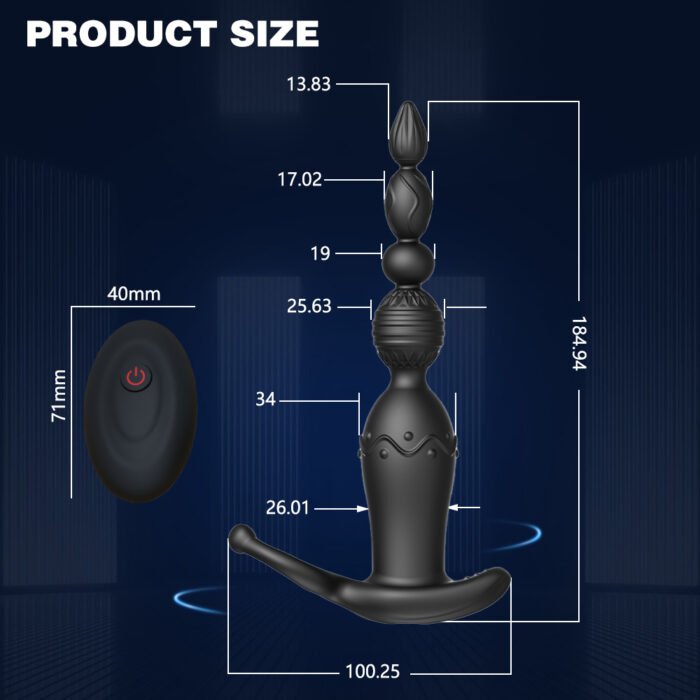 lovesvibe 10 kraftvolle vibrationsmodi analkugeln app fernsteuerung analvibrator für anusstimulation