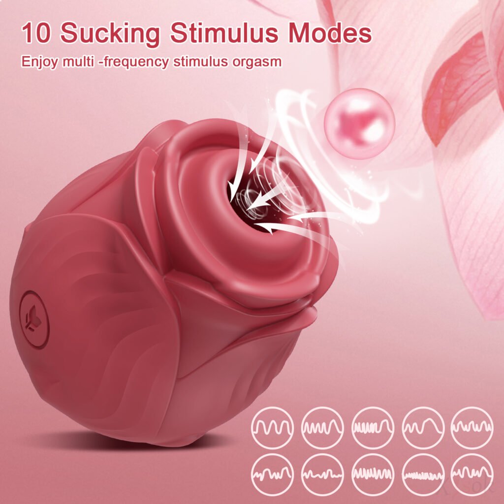 lovesvibe 10 leistungsstarke vibration saugen rose vibrator für frauen nippel kitzler sauger g punkt massagegerät