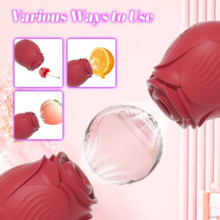 lovesvibe 10 leistungsstarke vibration saugen rose vibrator für frauen nippel kitzler sauger g punkt massagegerät