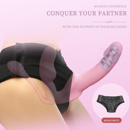 lovesvibe 10 vibrationen 3 köpfiger trägerloser dildo mit fernbedienung für lesbische und lgbtq+ spiele
