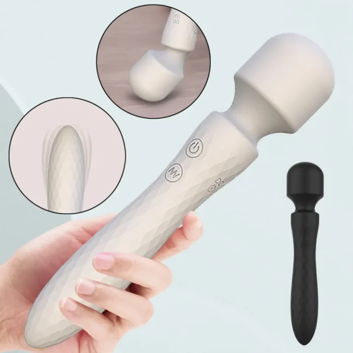 lovesvibe 10 vibrationen dual motor massagestab für frau magic wand g punkt klitoris stimulation