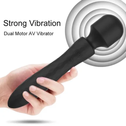 lovesvibe 10 vibrationen dual motor massagestab für frau magic wand g punkt klitoris stimulation
