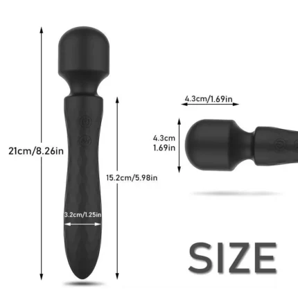 lovesvibe 10 vibrationen dual motor massagestab für frau magic wand g punkt klitoris stimulation
