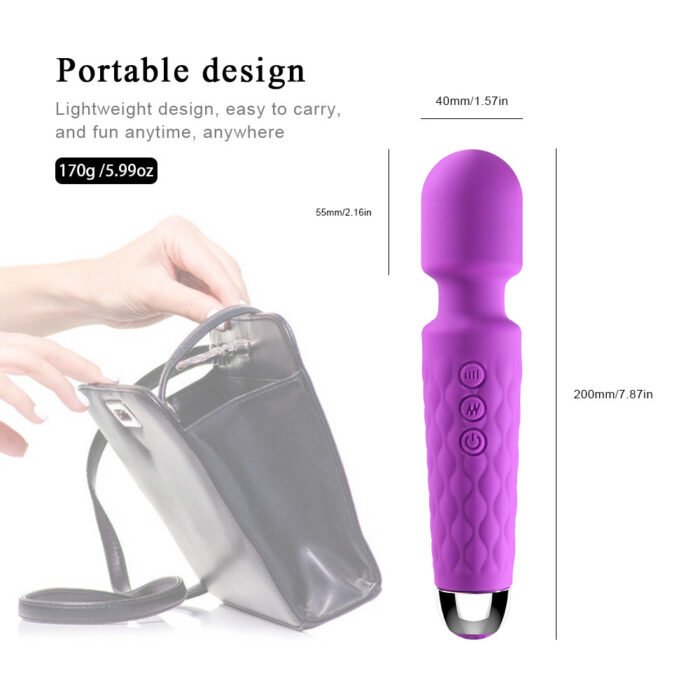 lovesvibe 10 vibrationen kabelloser magic wand für frauen g spot massagestab klitoris stimulator