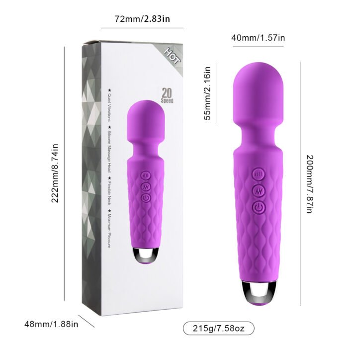 lovesvibe 10 vibrationen kabelloser magic wand für frauen g spot massagestab klitoris stimulator
