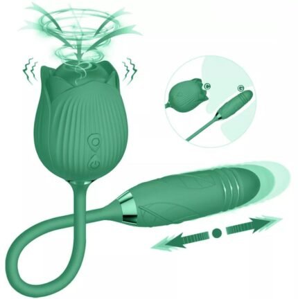 lovesvibe 10 vibrationen & saugen rose schieben vibrator mit klitoris nippel saugen g punkt klitoris