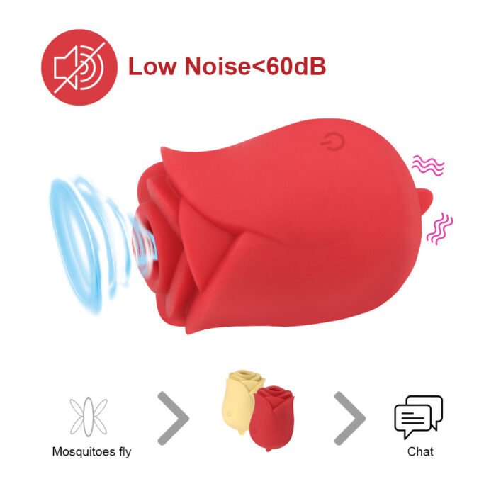 lovesvibe 10 vibrationen sucking rosen vibrator mit zunge leckt klitoris sauger stimulation