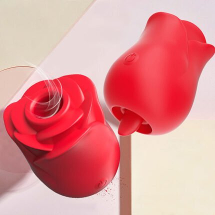 lovesvibe 10 vibrationen sucking rosen vibrator mit zunge leckt klitoris sauger stimulation