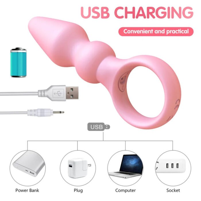 lovesvibe 10 vibrationsmodi analkette dildo analplug vaginalkugeln für solos & paarspiele 4