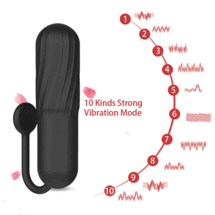 lovesvibe 10 vibrationsmodi mini kugelvibrator für frauen vergnügen tragbar