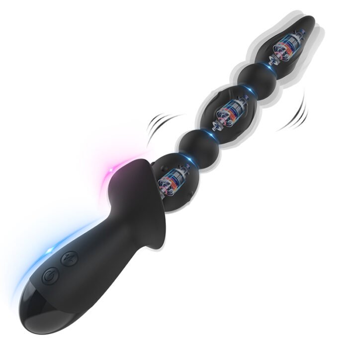 lovesvibe 10 vibrationsmodi vibrierende analkugeln zur vaginalmassage und klitorisstimulation