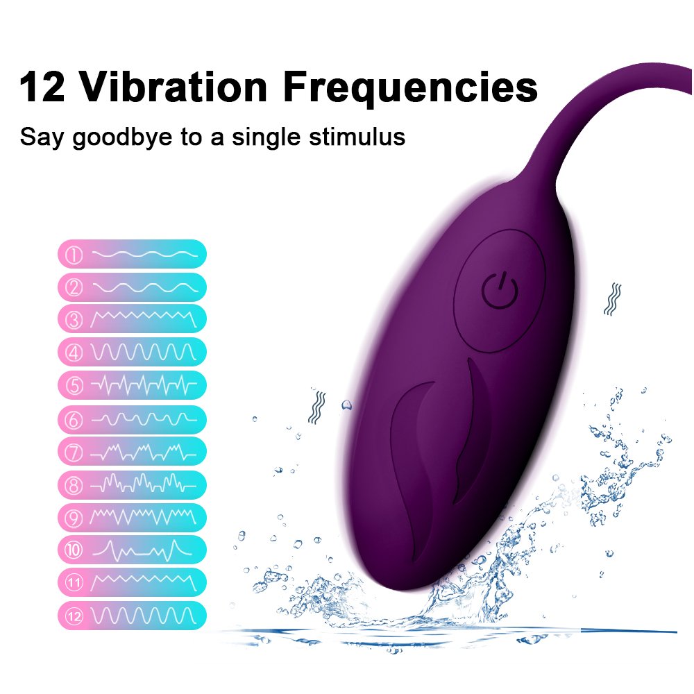 lovesvibe 12 vibrationen bullet vibrator & vibro ei mit fernbedienung für weibliche masturbation