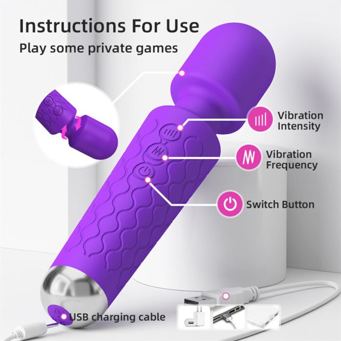 lovesvibe 20 leistungsstarke vibration magic wand für g punkt massagestab klitoris stimulation