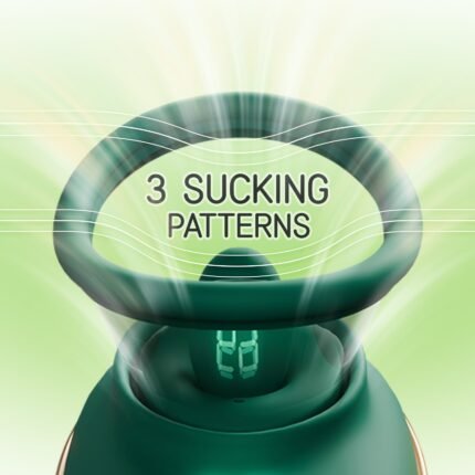 lovesvibe 3 modi zum saugen und 9 modi zur vibrationsrotation 2 in 1 klitoris sauger vibrator für frauen nippel sauger