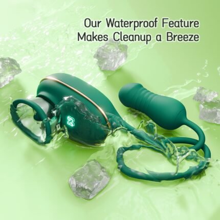 lovesvibe 3 modi zum saugen und 9 modi zur vibrationsrotation 2 in 1 klitoris sauger vibrator für frauen nippel sauger