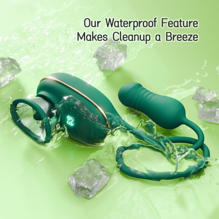 lovesvibe 3 modi zum saugen und 9 modi zur vibrationsrotation 2 in 1 klitoris sauger vibrator für frauen nippel sauger
