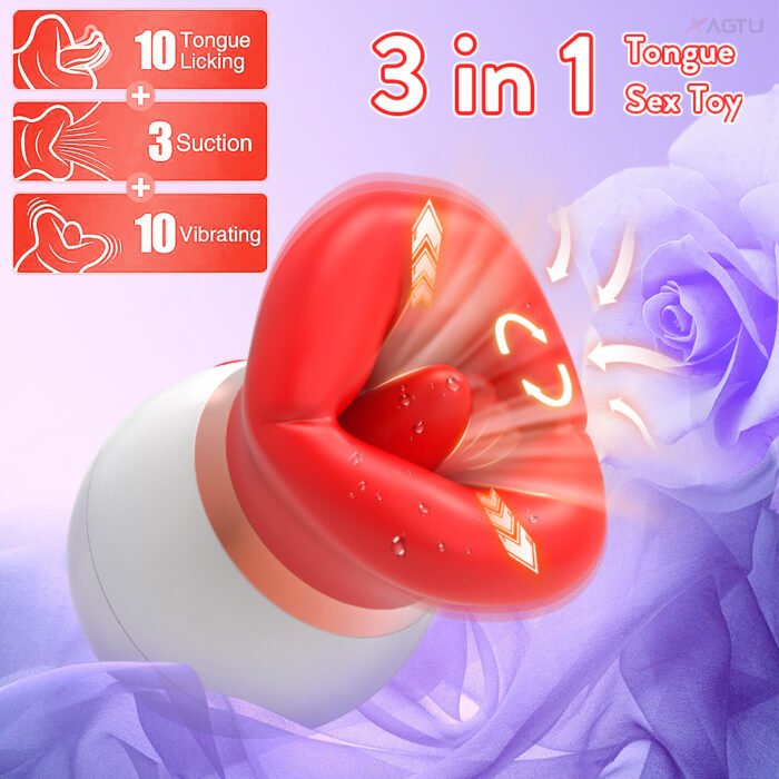lovesvibe 3 in 1 zunge vibrator mit 10 vibrierenden 3 saugen & 10 zunge lecken klitoris sauger klitoris stimulator