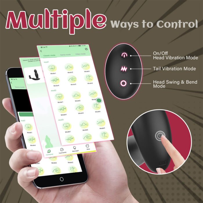 lovesvibe 6 rotationsmodi analvibrator mit cockring für intensive p punkt und g punkt orgasmen