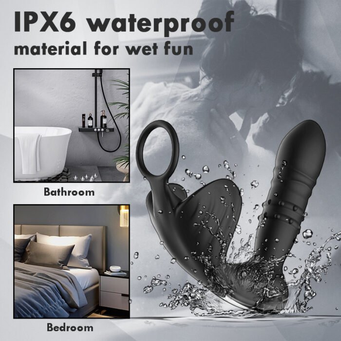 lovesvibe 9 kraftvolle vibrationen stoßender analvibrator mit app steuerung für solos und paare