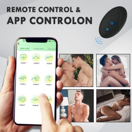 lovesvibe 9 kraftvolle vibrationen stoßender analvibrator mit app steuerung für solos und paare