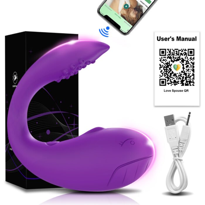 lovesvibe 9 vibrationen doppelkopf vibro ei app bluetooth kontrolle frauen klitoris stimulator