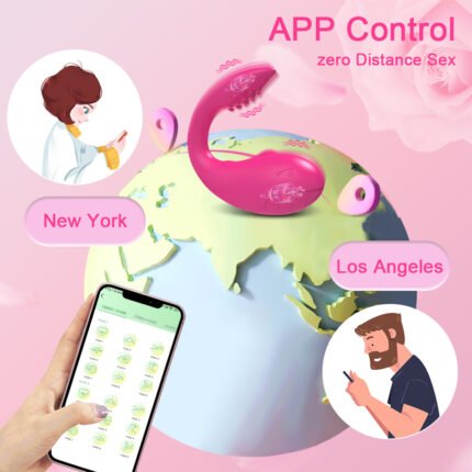 lovesvibe 9 vibrationen doppelkopf vibro ei app bluetooth kontrolle frauen klitoris stimulator