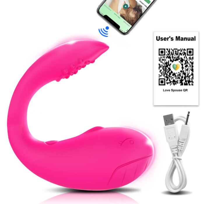 lovesvibe 9 vibrationen doppelkopf vibro ei app bluetooth kontrolle frauen klitoris stimulator