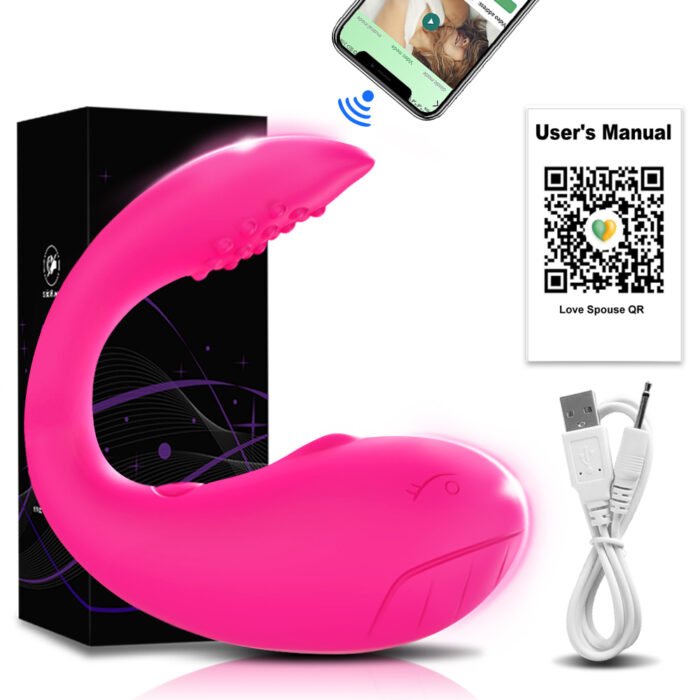 lovesvibe 9 vibrationen doppelkopf vibro ei app bluetooth kontrolle frauen klitoris stimulator