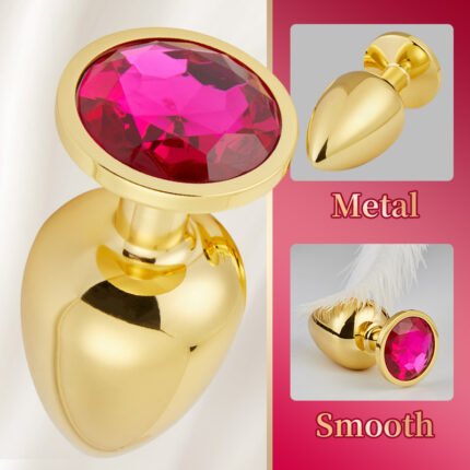 lovesvibe anfängerfreundliches juwelenbesetztes analplug kit für solos & paare sichere spielzeit 3 stück