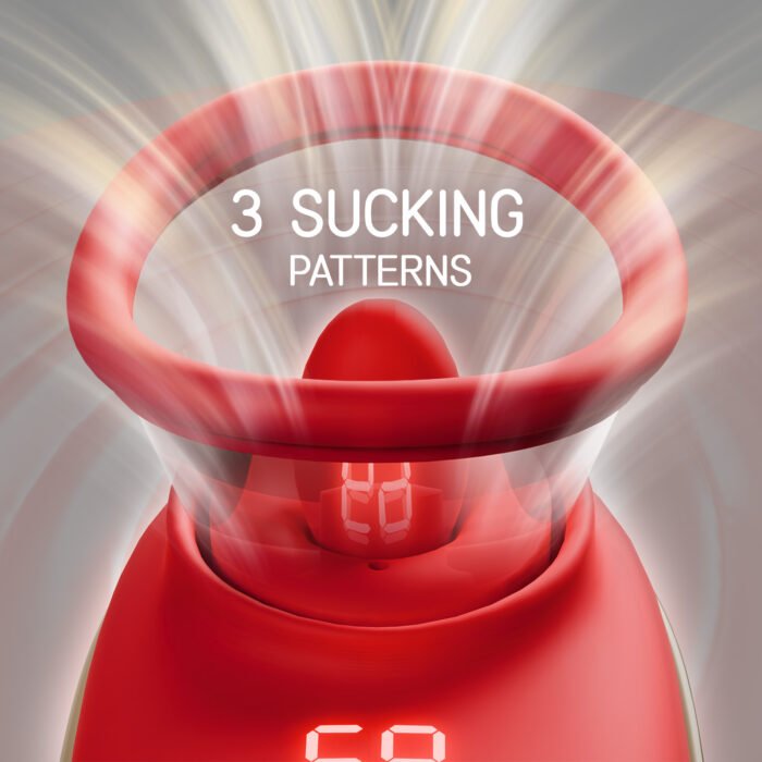 lovesvibe leistungsstarke zunge lecken klitoris stimulator mit 9 vibrierenden rotationen 3 saugen modi