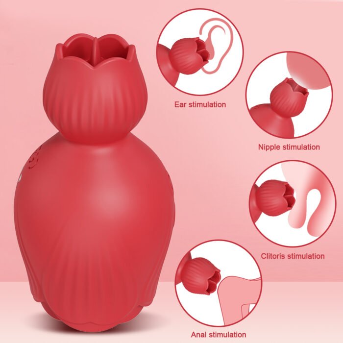 lovesvibe rosen 10 saugen zunge lecken vibrator für frauen nippel klitoris stimulator klitoris sauger