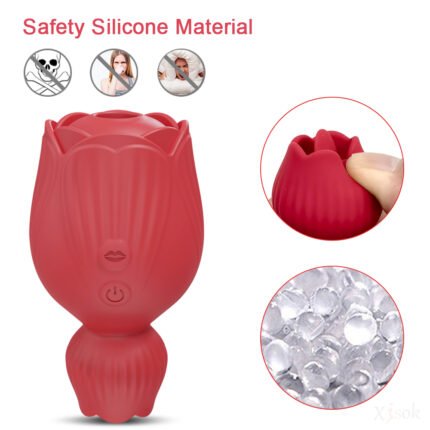 lovesvibe rosen 10 saugen zunge lecken vibrator für frauen nippel klitoris stimulator klitoris sauger
