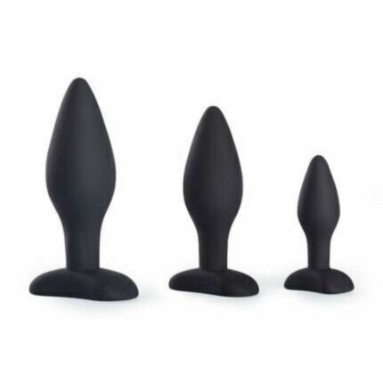 lovesvibe silikon anal training analplug set für anal training und anfänger 3 größen