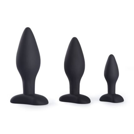 lovesvibe silikon anal training analplug set für anal training und anfänger 3 größen