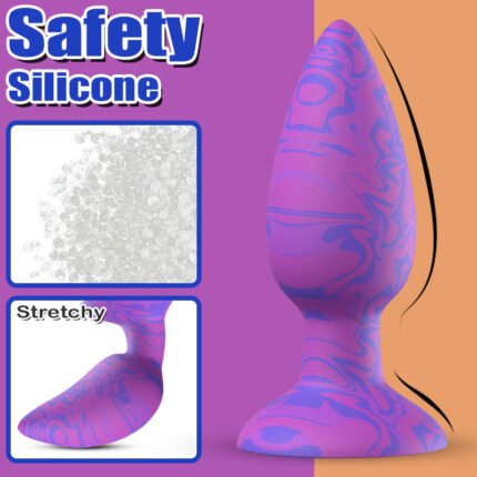 lovesvibe silikon analplug set für progressives analtraining mit ausgestellter basis und verjüngter spitze
